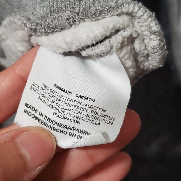 Vintage Nike Sweater Womens M Grey Pullover Quarter Sweatshirt Outdoor Run Gym - Picture 10 of 12